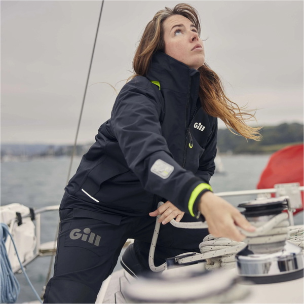 2026 Gill Womens OS3 Coastal Sailing Jacket OS33JW - Black